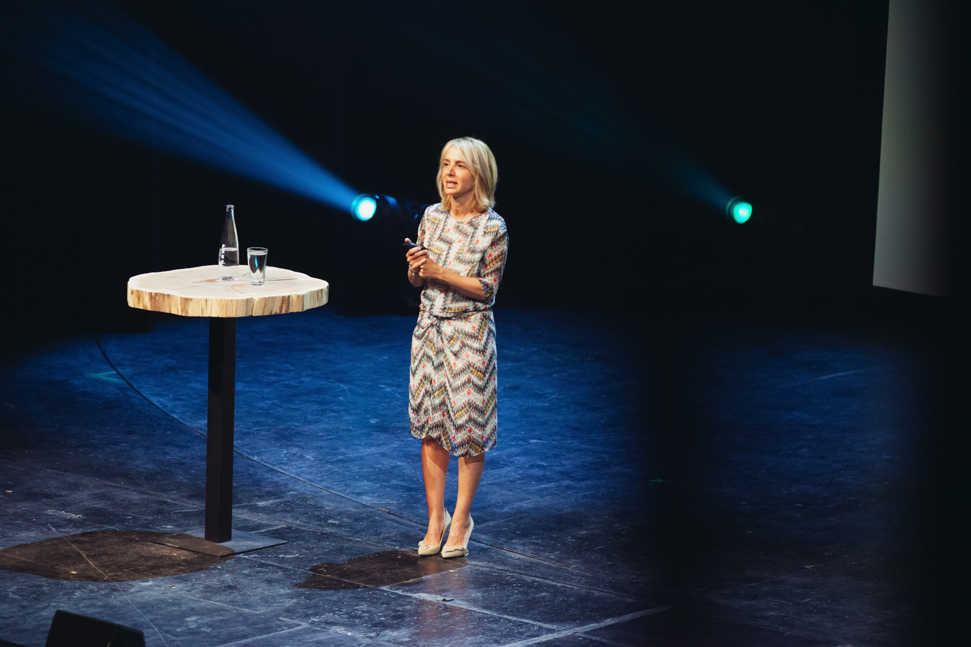 Sahar Hashemi on stage