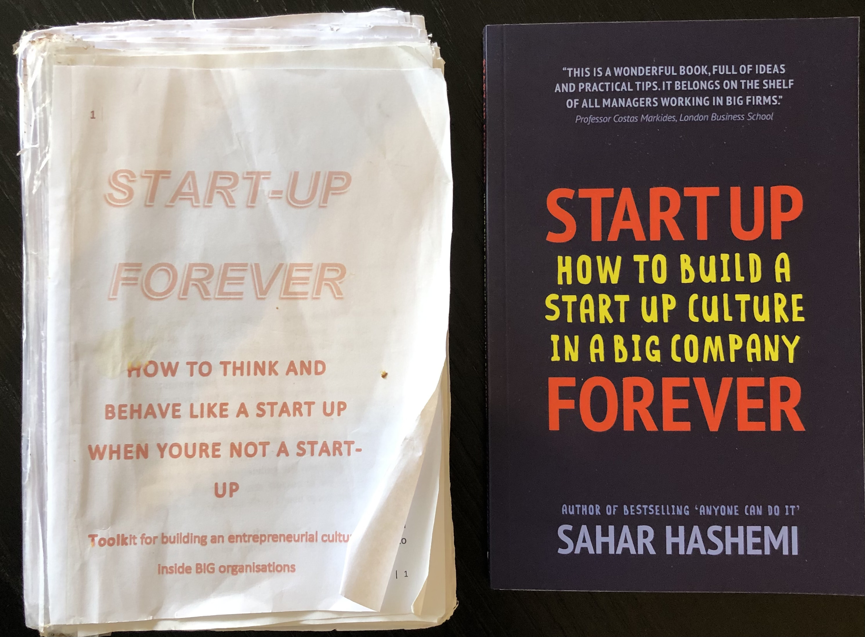 Start Up Forever book by Sahar Hashemi