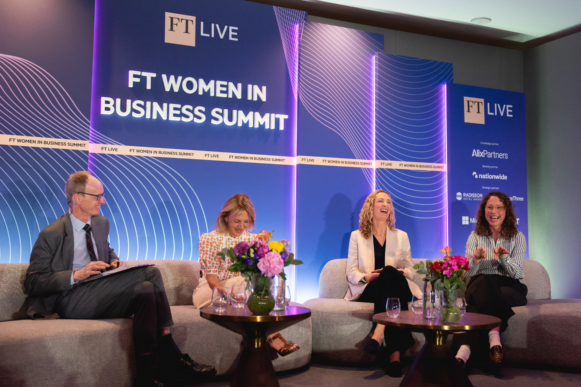 Sahar Hashemi on the FT Women in Business Summit panel