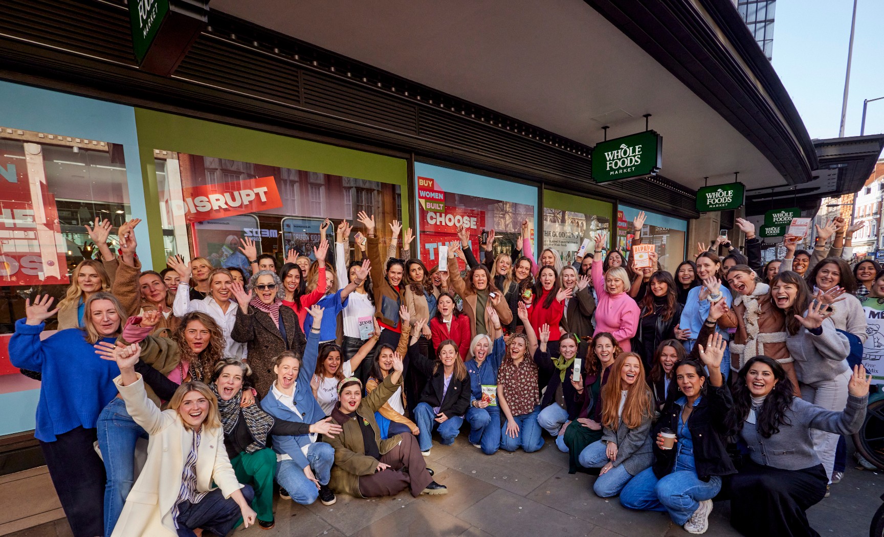 Buy Women Built founders outside Whole Foods